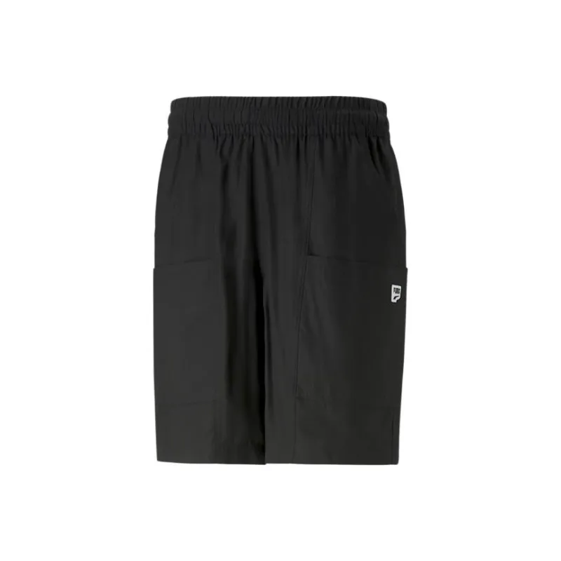 PUMA SS23 Downtown Casual Shorts Men Black-0