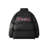 Black Windproof Lapel Style