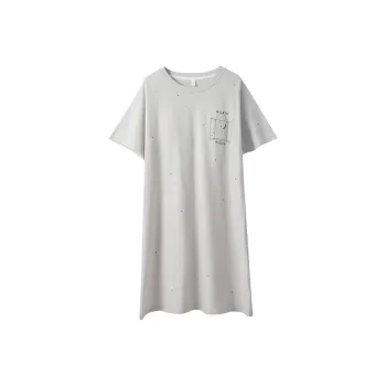 Sharefun Nightgown Women's Gray