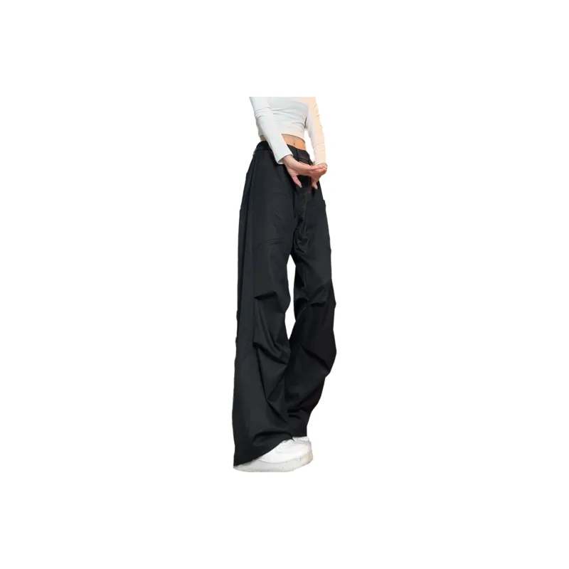SWAMP AREA Casual Pants Unisex Black-0