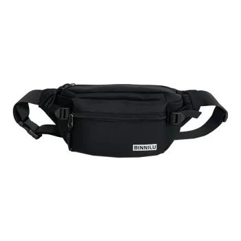 H YXIANG Composite Cloth Fanny Pack Regular Unisex Black/White/Brown/Gray