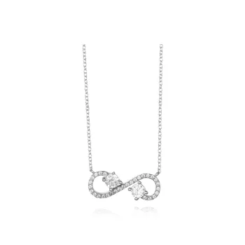 FROMLOVER 925 Sterling Silver Necklaces Women's
