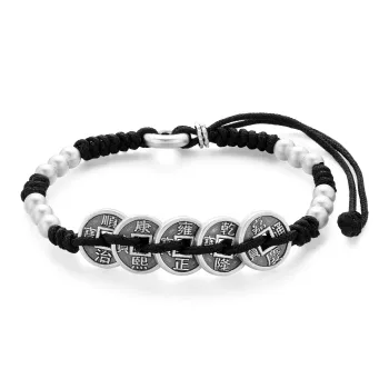 Lao Feng Xiang 990 Silver Bracelets Unisex