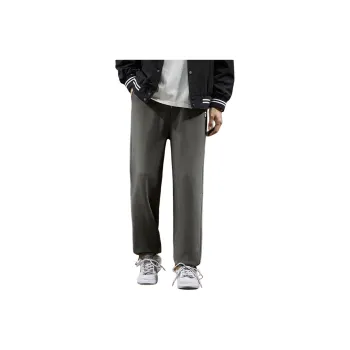 Tonlion Casual Pants Men's New Iron Gray
