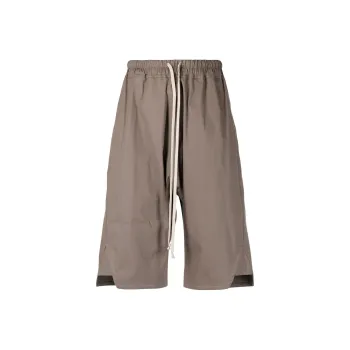 RICK OWENS Belted Side Slit Shorts