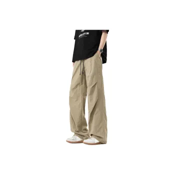 GROW DATE Casual Pants Unisex Apricot