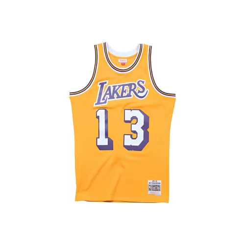 Mitchell & Ness Basketball Jerseys Men's Yellow