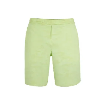 Lululemon Casual Shorts Men Mixed Color Camouflage Faded Green