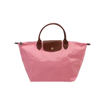 LONGCHAMP Le Pliage Nylon Handbag Medium Size Women's Cotton Candy Pink