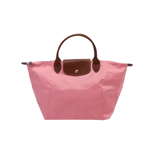 LONGCHAMP Le Pliage Nylon Handbag Medium Size Women's Cotton Candy Pink