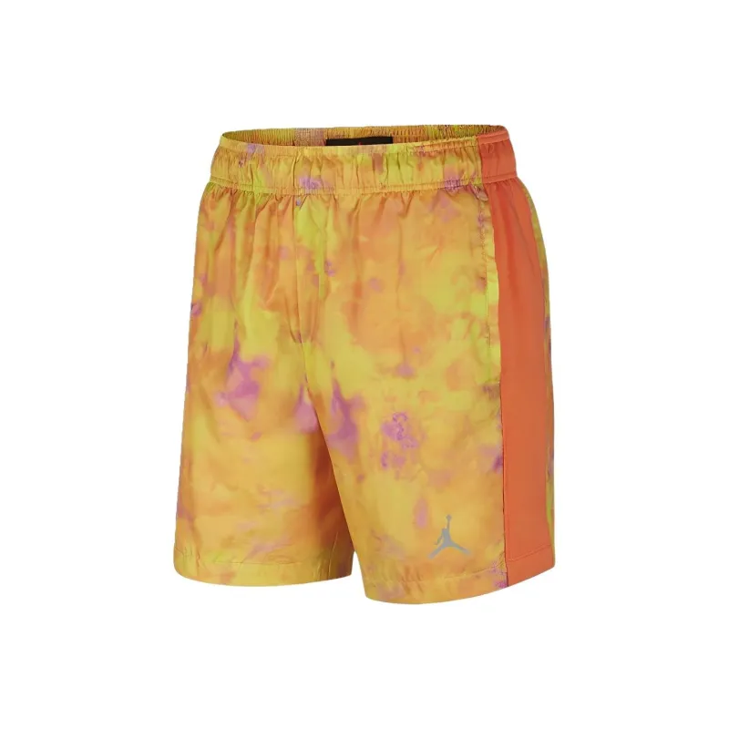 JORDAN Basketball Shorts Men Yellow-0