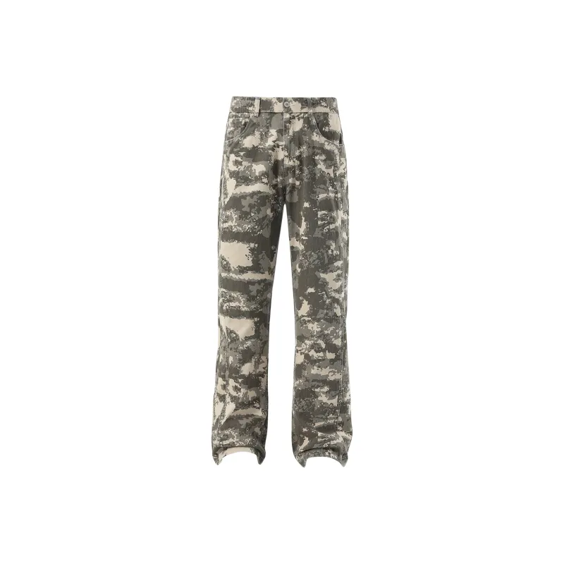 GSUE Casual Pants Unisex Camouflage-0