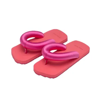 YUME YUME Suki Rubber Sole Slip Resistant Flip Flops Women's Pink