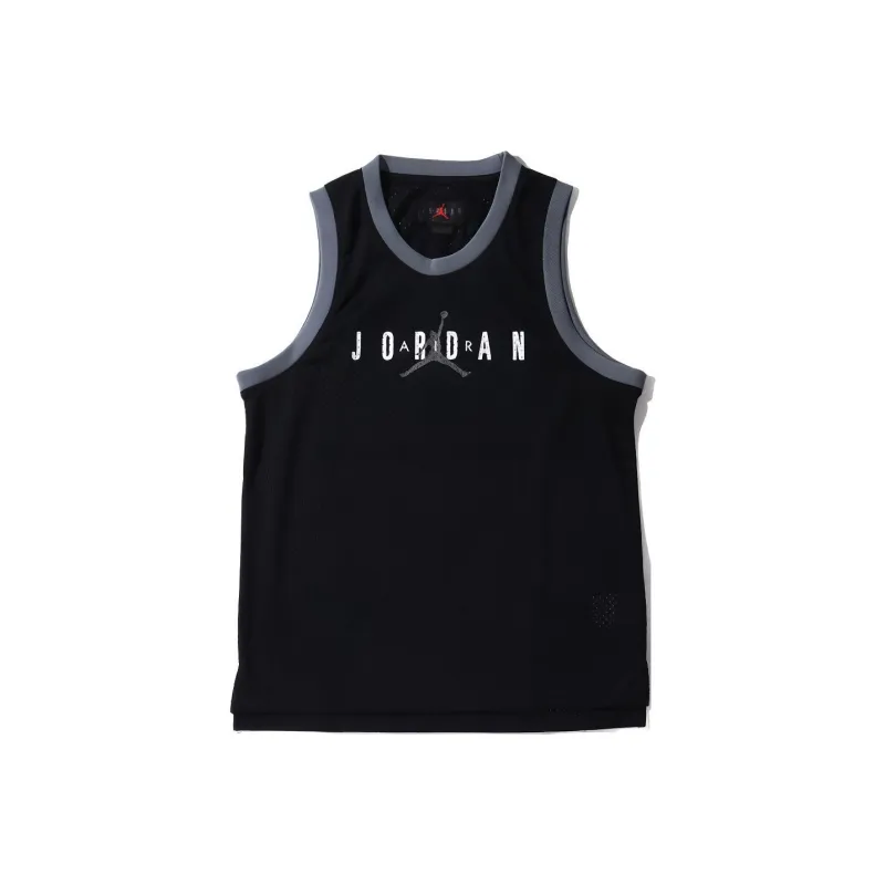 Jordan Basketball Jerseys Men's Black-0