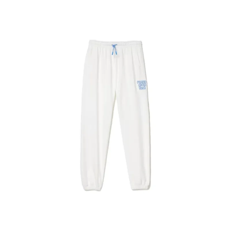 LACOSTE X EleVen By Venus Co-brand Casual Pants Unisex White-0