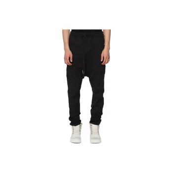 BORIS BIDJAN SABERI Elastic waist Tapered leg Trousers