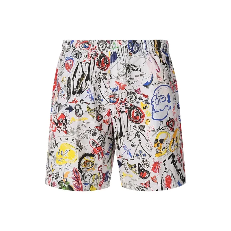 Alexander McQueen Casual Shorts Men White-0