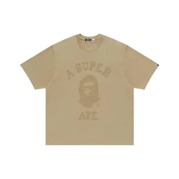 A BATHING APE X KidSuper Garment Dye College Logo Tee
