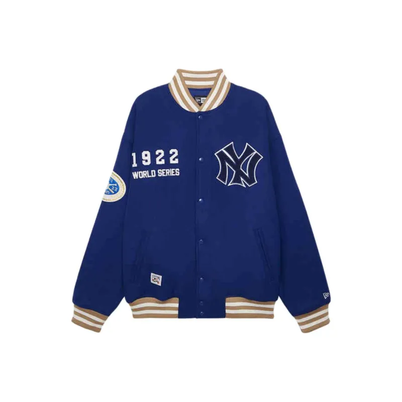 New Era x MLB New York Yankees FW24 Puffer Jacket Unisex Navy Blue-0
