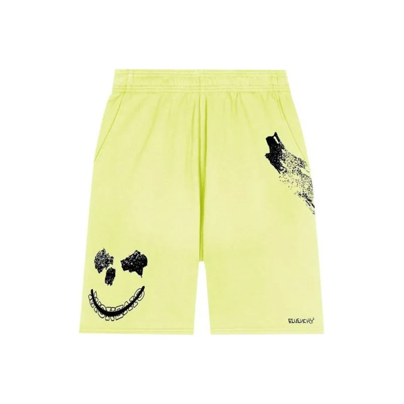 Givenchy Bat Lol Print Shorts-0
