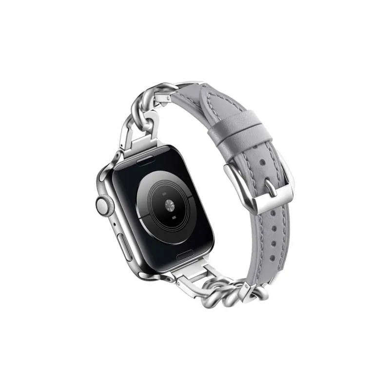 ZHENGGUANG Watch Band Apple Compatibility Genuine Leather Material-8