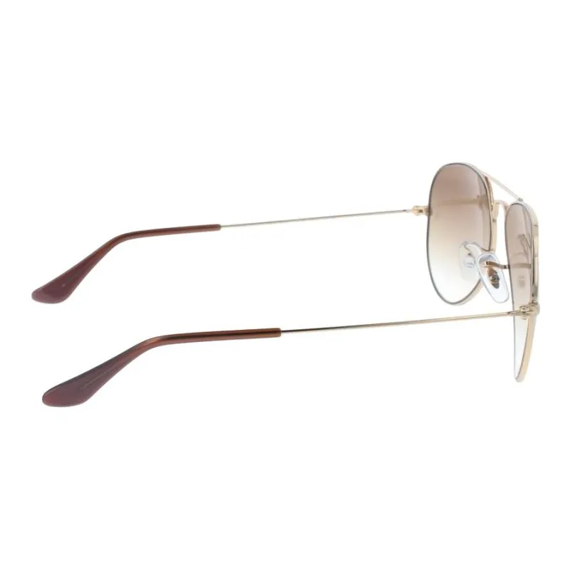 RayBan Metal Aviator Sunglasses Unisex Gold-2