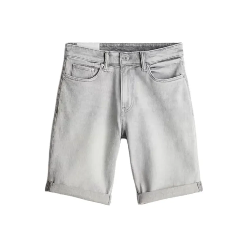 H&M Denim Shorts Men's Light Gray-0