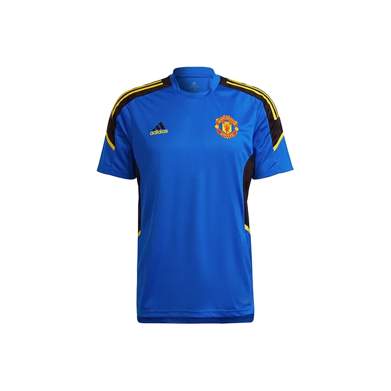 Adidas MANCHESTER UNITED THEATRE OF DREAMS Soccer Jerseys Men Blue-0