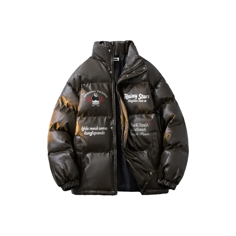 Kung Fu Panda Puffer Jacket Unisex-9