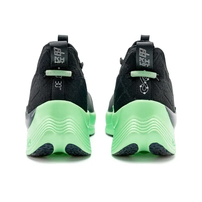 ONEMIX Light Nails Running Shoes Unisex Neon Black-4