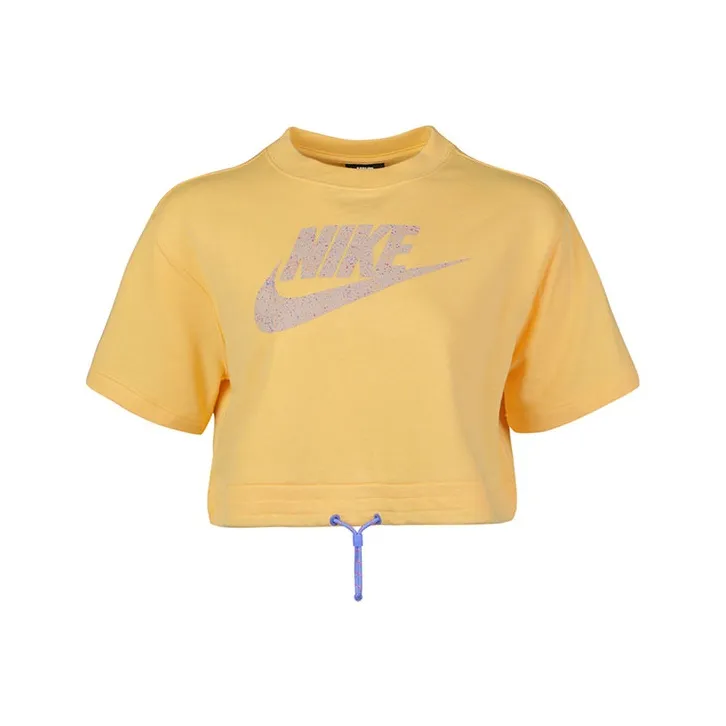 Nike Crop Tops Women's Yellow-0
