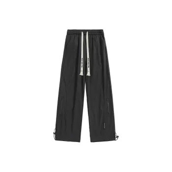 RICE NINE TEN Casual Pants Unisex Black