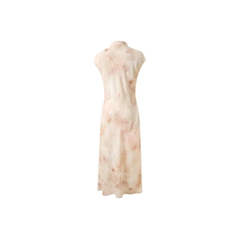3COLOUR Short Sleeved Dress Women's Smoke Pink-1