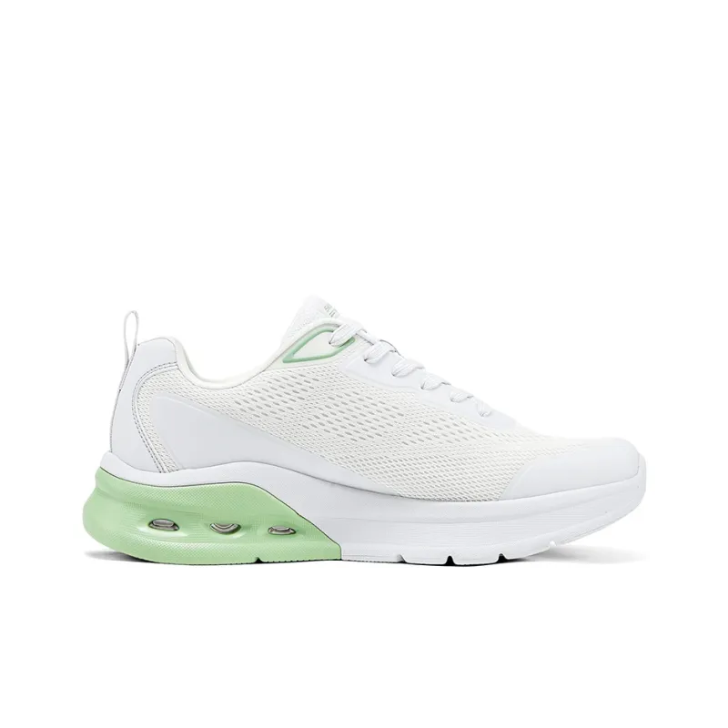 Skechers BOBS Sport Cushioning Wear Resistant Low Top Casual Shoes Men's White Green-1