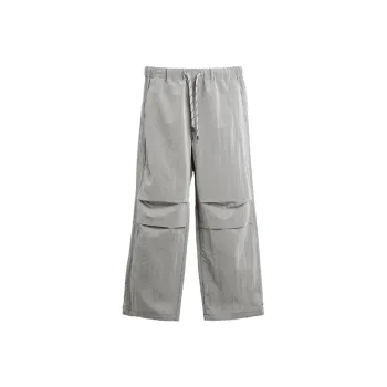 ZARA Casual Pants Men Silver