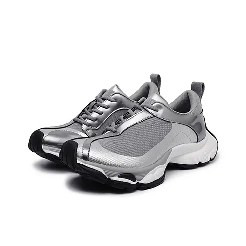 APRHE Slip Resistant, Breathable, Lightweight, Height Increasing Low Top Chunky Sneakers Unisex-10