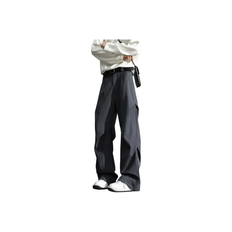 WANCHAO CP Casual Pants Unisex Gray Blue-0