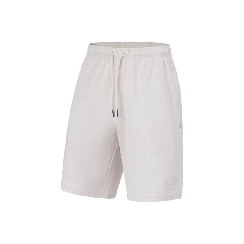 LiNing Fitness Series Casual Shorts Men's Heather Gray Tile Gray-0