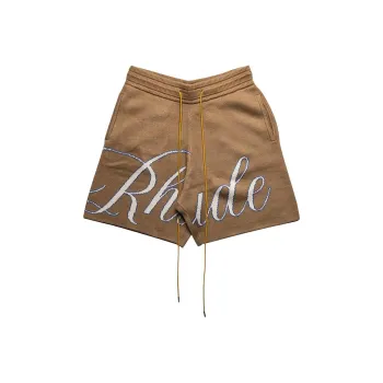 RHUDE Script Logo Knit Short