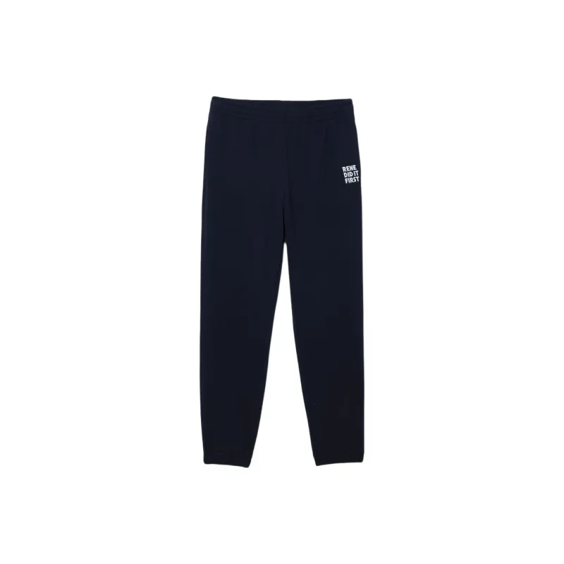 LACOSTE Slogan embroidered Elasticated Track Pants-0