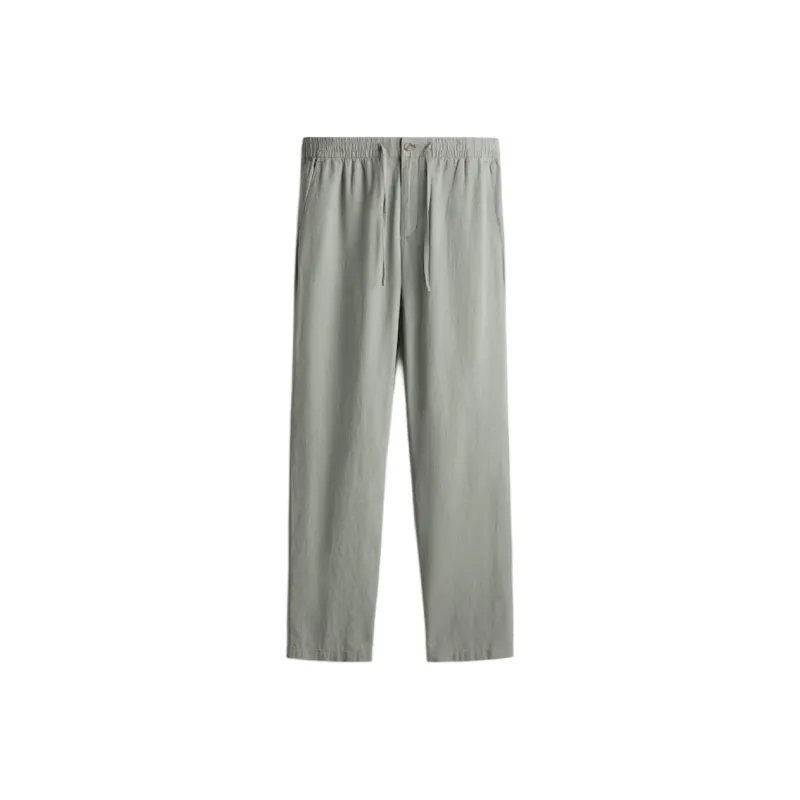 H&M Casual Pants Men's Gray Green-0