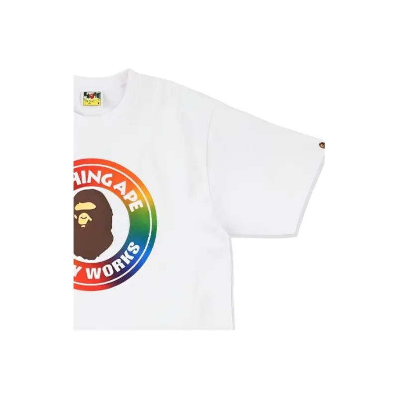 Bape Rainbow Busy Works Tee-3