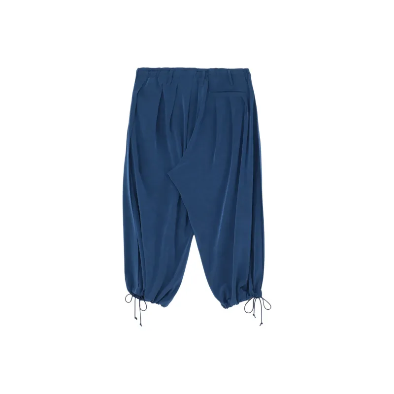 Yohji Yamamoto Ground Y SS25 Casual Pants Unisex Marine Blue-2
