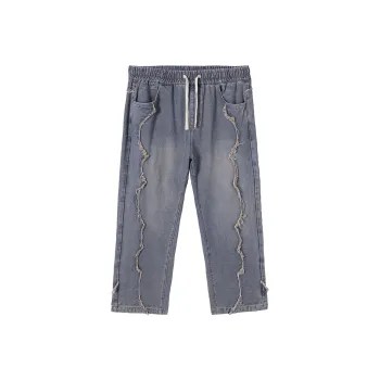 N MAX Jeans Men Blue Vintage Denim Blue