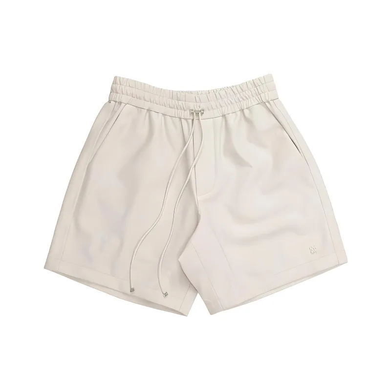 AMIRI Vegan Leather Shorts-0