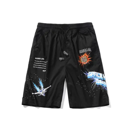 Guuka Casual Shorts Men Black