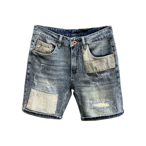 SANTASTIC Denim Shorts Men's Blue