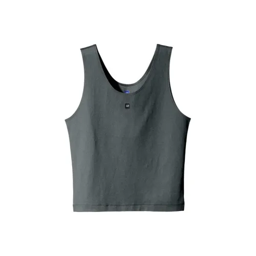 YEEZY Gap Women'ss Tank Top Second Skin Dark Green