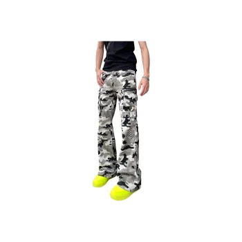 PISYPOX Jeans Unisex Camouflage