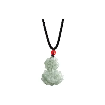 HUISHI Glutinous Jade Jadeite Necklaces Unisex